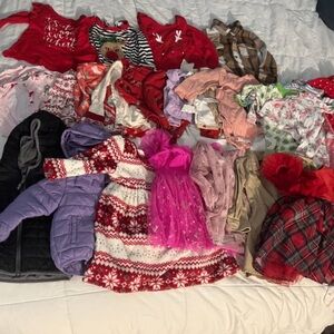 Winter clothes for toddler girl, size 18 months to 2T.